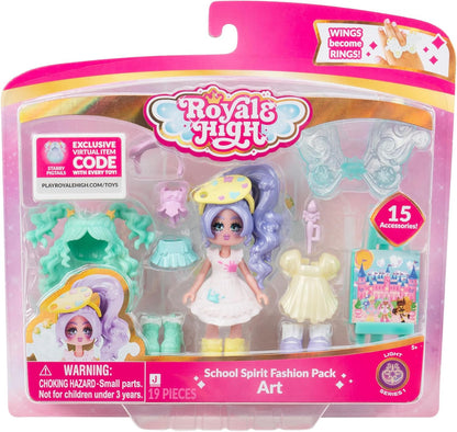 Royale High 3" School Spirit Fashion Pack: Art - Light Series 1