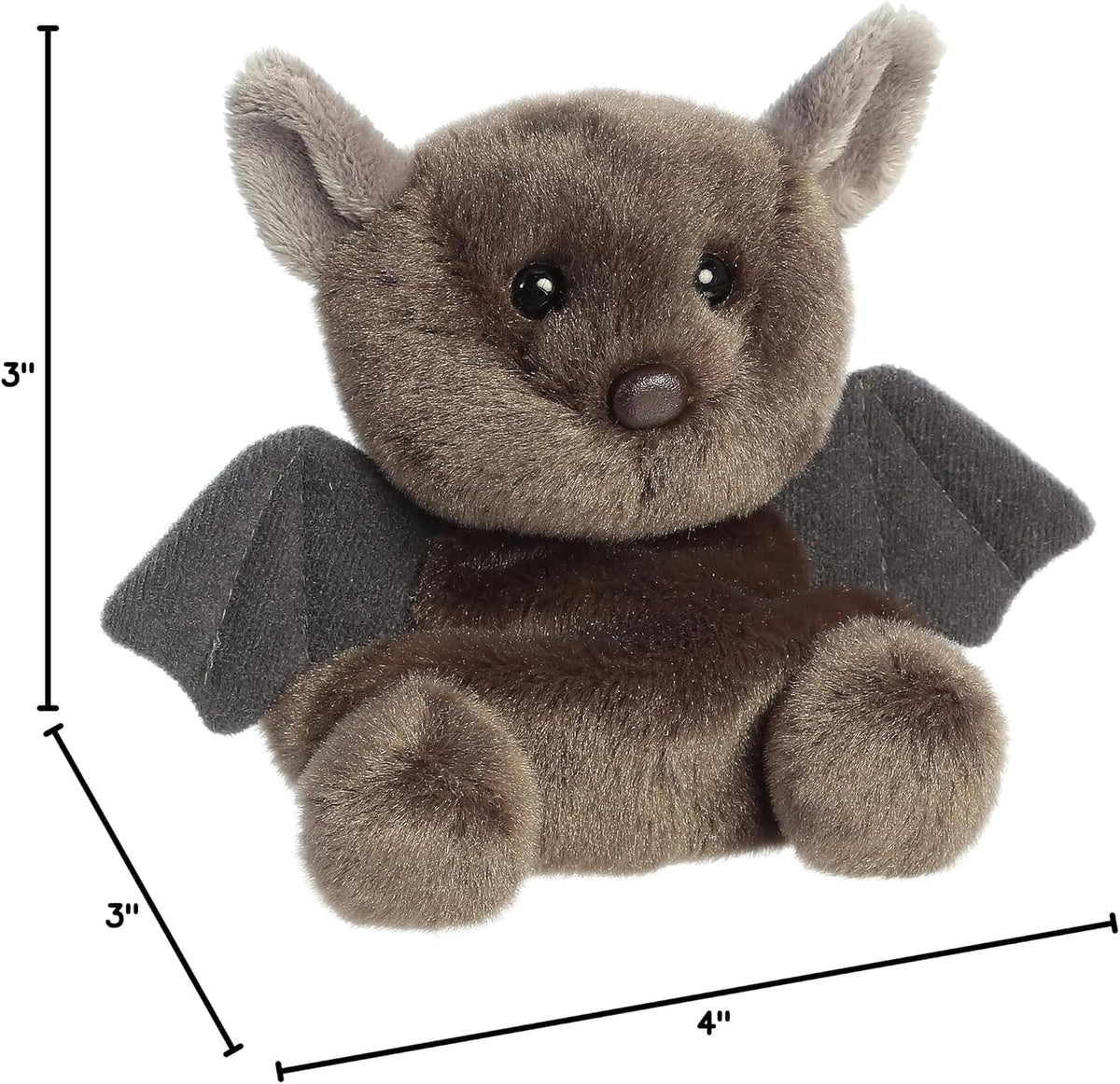 Aurora Palm Pals 4" Luna Bat Adorable Plush