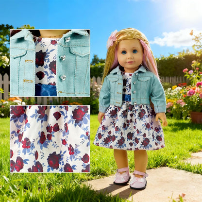 18-Inch Doll Clothes and Accessories, Doll Outfit Set