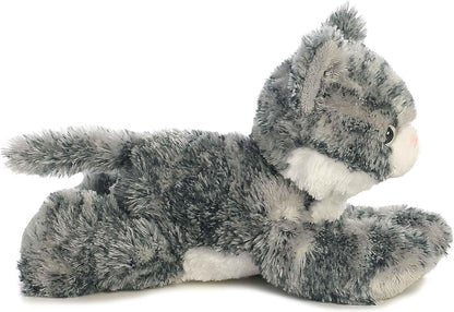 Aurora® Adorable Mini Flopsie™ Lily™ Stuffed Animal - Playful Ease - Timeless Companions - Gray 8 Inches