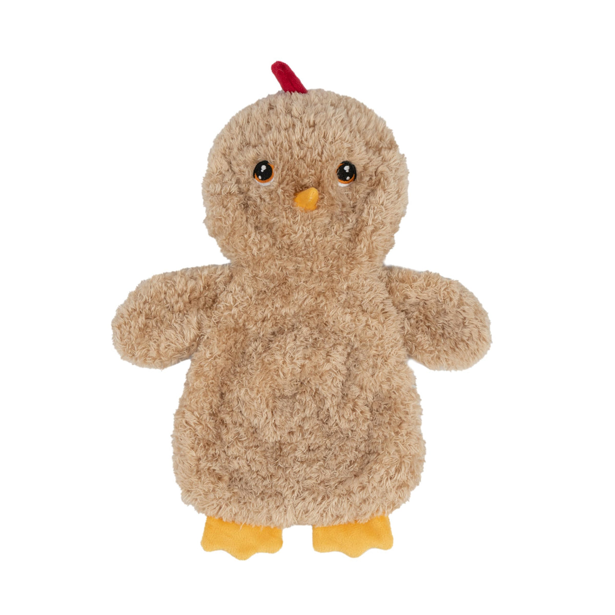 Best Pet Supplies Interactive Squeaky Dog Toy - Crinkle Chicken, Brown