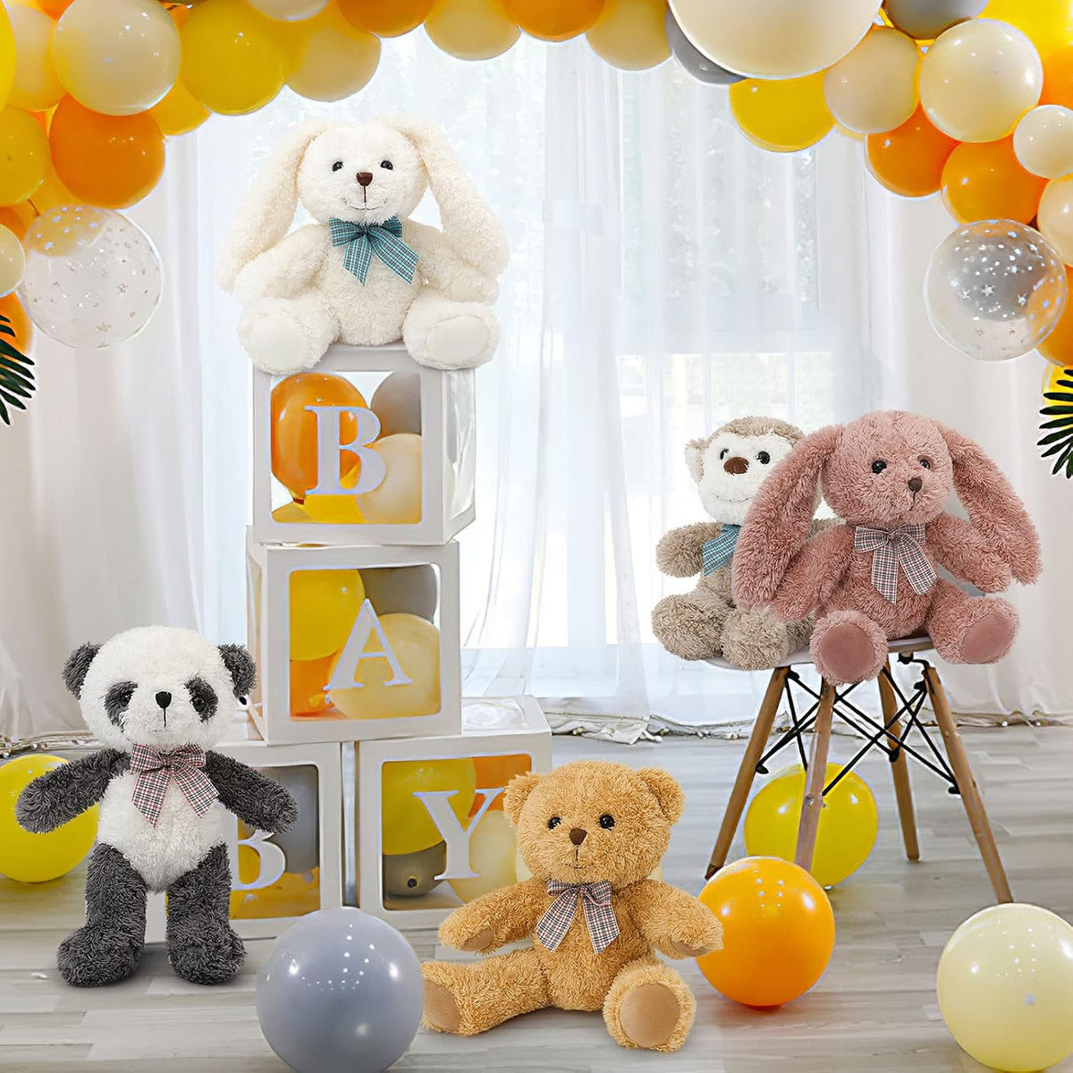 MaoGoLan 5 Pack Stuffed Animals Bulk Plush Toys Assortment Kids Girl Gifts