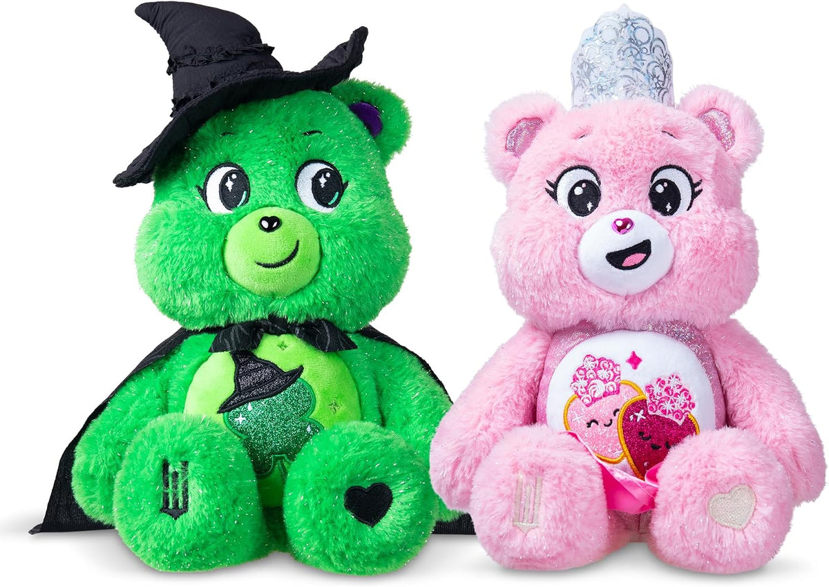 Care Bears - Care Bears x Wicked 2-Pack - Love-a-Lot Bear as Glinda & Good Luck Bear as Elphaba