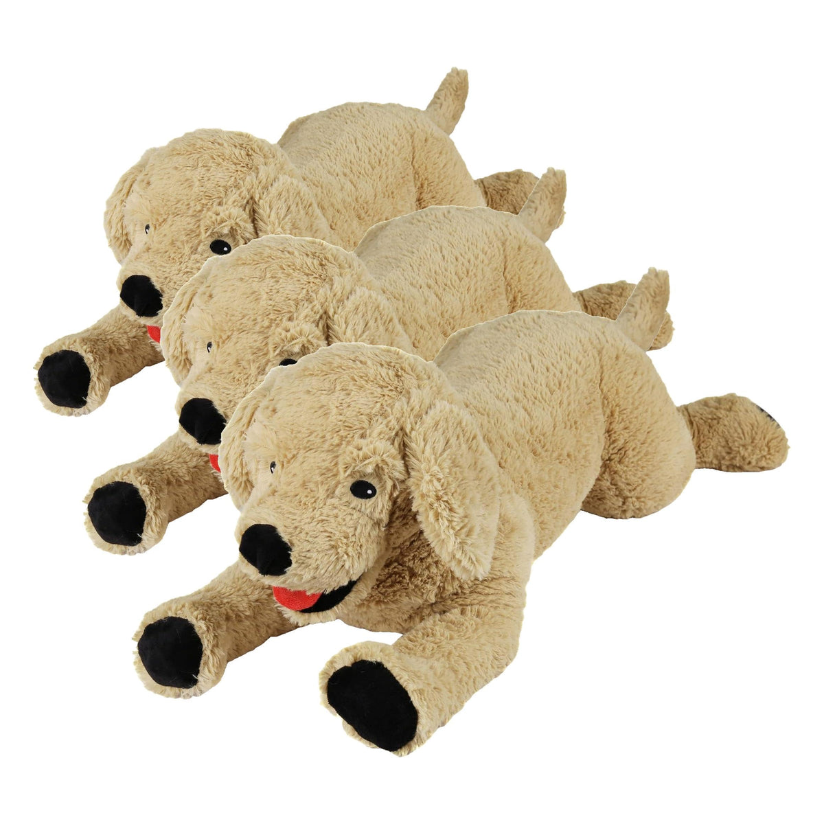 LotFancy Dog Stuffed Animals Plush, 21" Soft Cuddly Golden Retriever Plush Toys, Large Stuffed Dog, Puppy Dog Stuffed Animals, Easter Birthday Gift for Kids Girls Boys