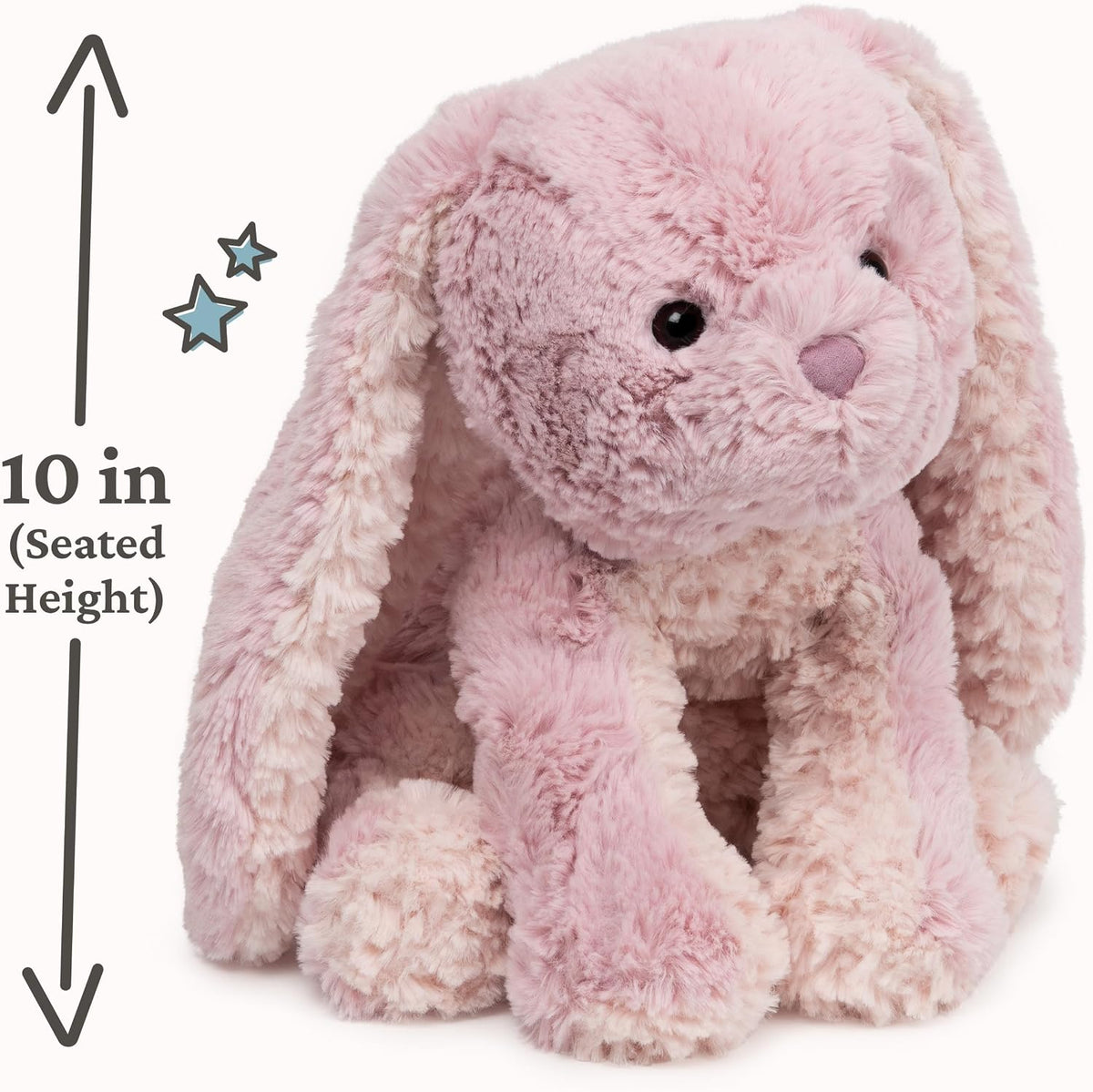 GUND Cozys Collection Bunny 10-Inch Stuffed Animal Sensory Toy for Ages 0+