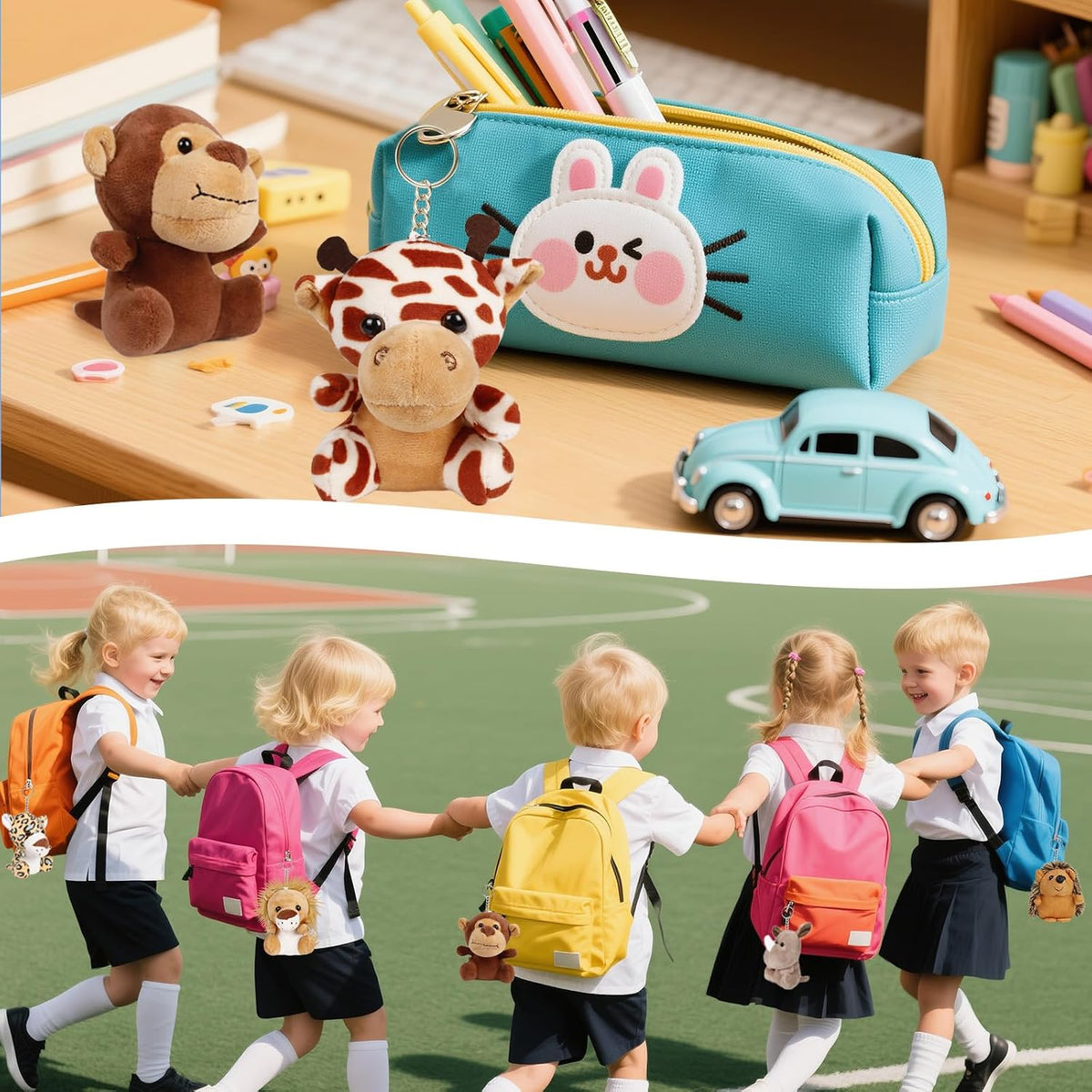 12 Pack Small Stuffed Animals Bulk,4.5 Inch Mini Plush Toys School Prize