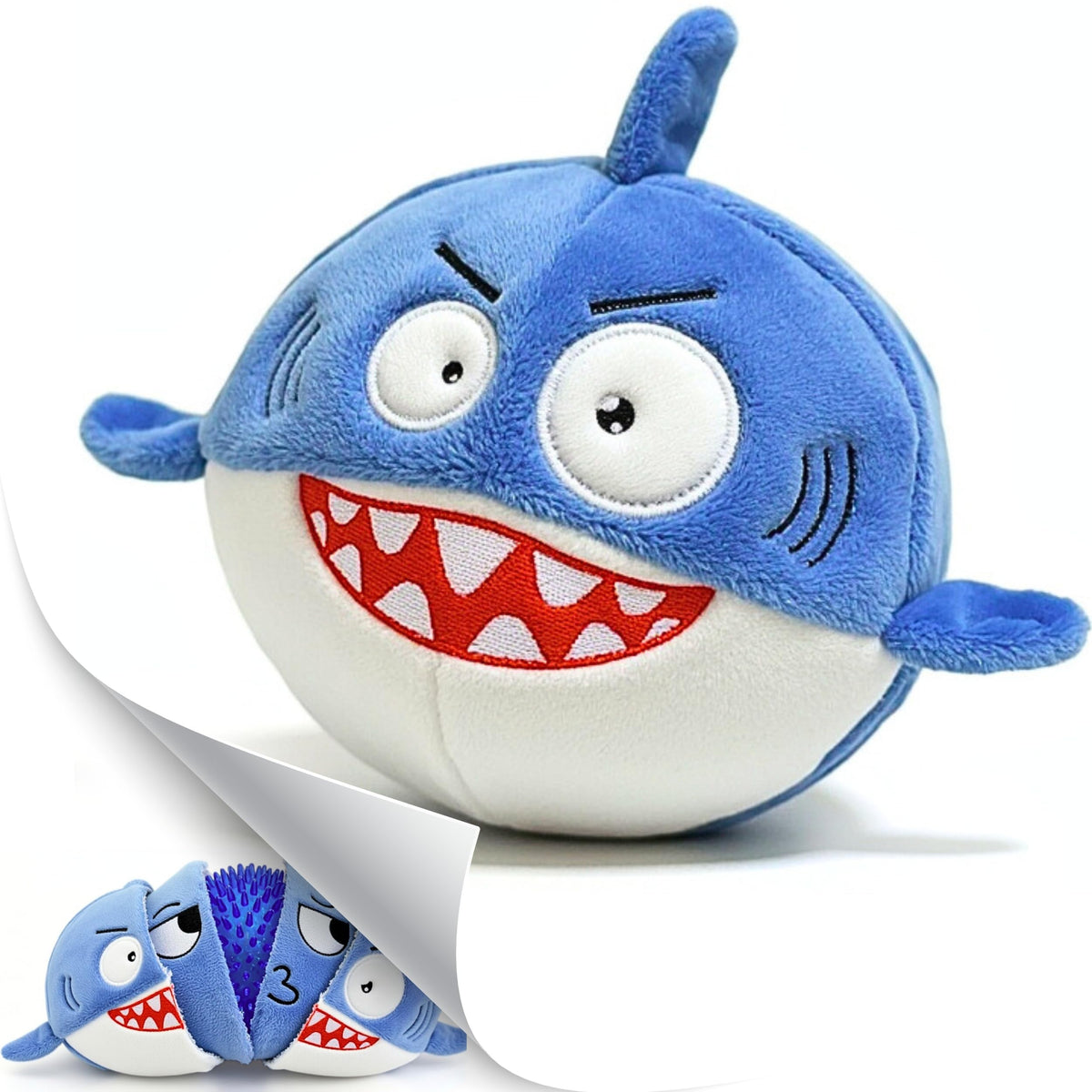 Dog Toy for Aggressive Chewers, Tough Squeaky Chew Ball, Large Breeds Gift