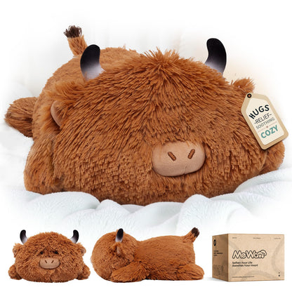 Mewaii Black Cat Plush Pillow Cute Plushies, Squishy & Huggable, 13 in