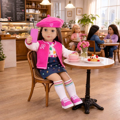 ZITA ELEMENT American 18 Inch Doll Clothes Accessories, Star Role Play Set