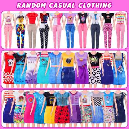 Doll Closet Playset with Doll, 342 Pcs Clothes and Accessories