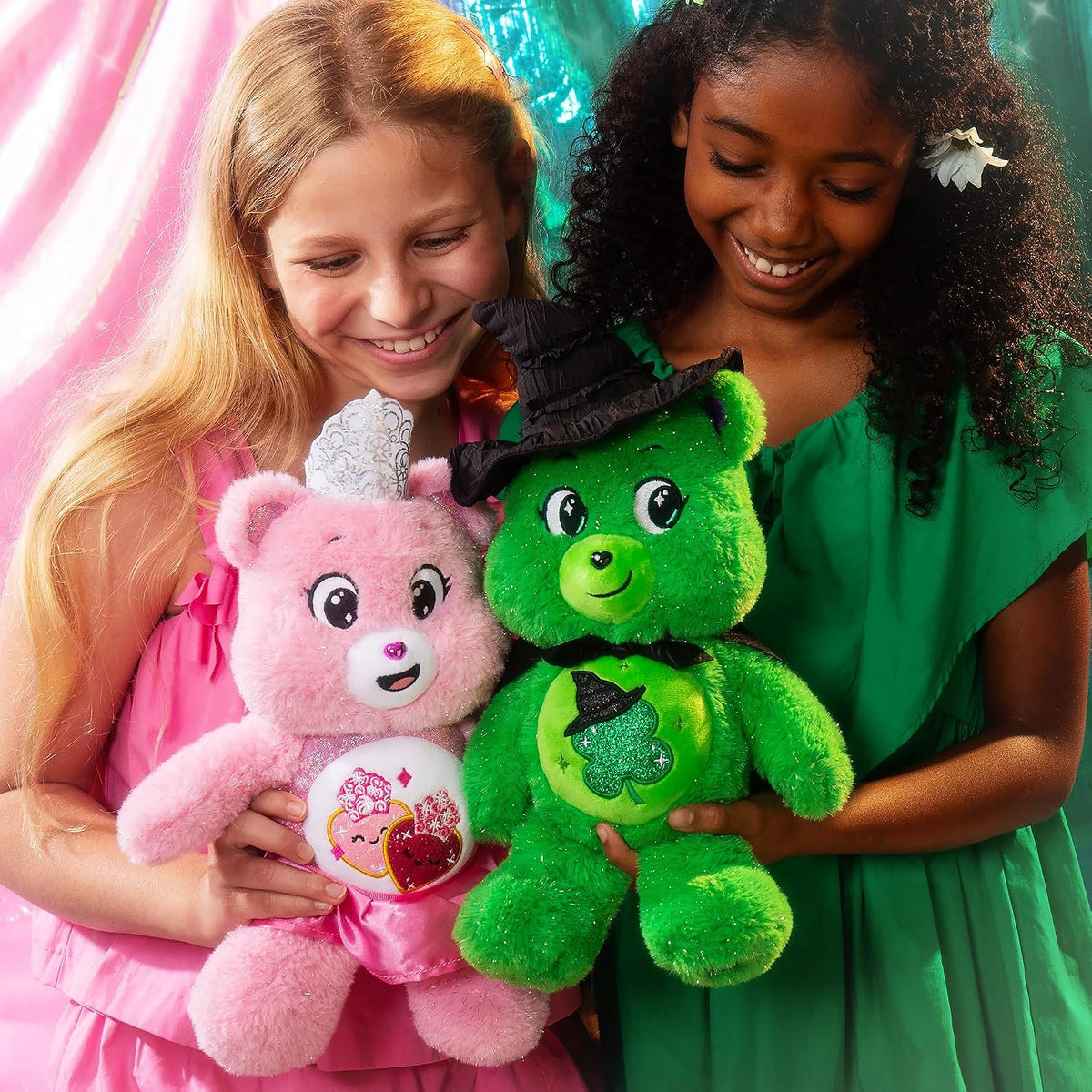 Care Bears - Care Bears x Wicked 2-Pack - Love-a-Lot Bear as Glinda & Good Luck Bear as Elphaba